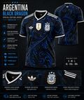 Argentina Black Dragon Special Edition Jersey 2025/26 – Limited Edition