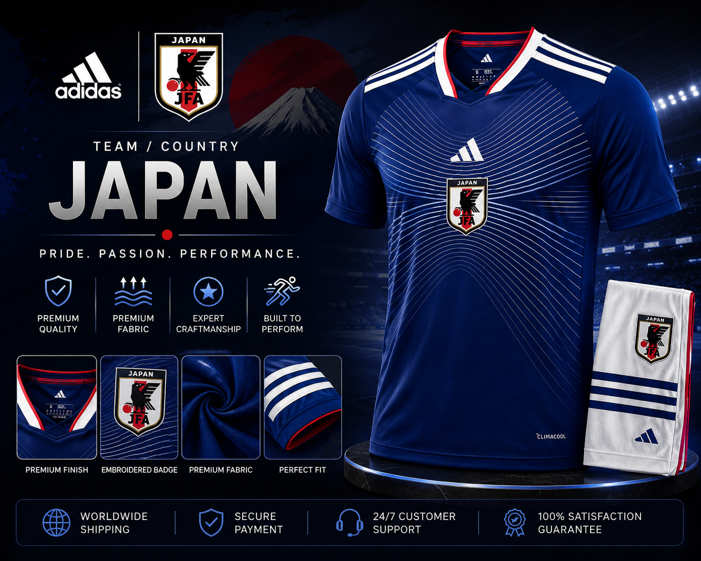 Japan Home Jersey 2024/25 – Premium National Team Football Jersey