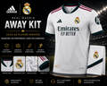 Real Madrid Away Jersey 2024/25 – Player Version (White)