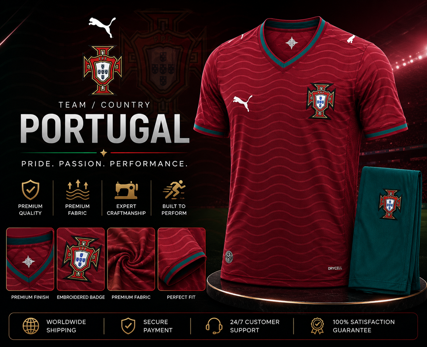 Portugal Home Jersey 2025/26