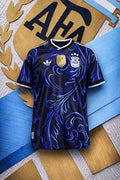 Argentina Away Concept Jersey - Black & Blue