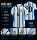 Argentina Home Jersey 2025/26 Player Version – Premium National Team Football Jersey